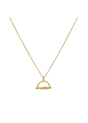 Bianca necklace Forgyldt Maanesten 